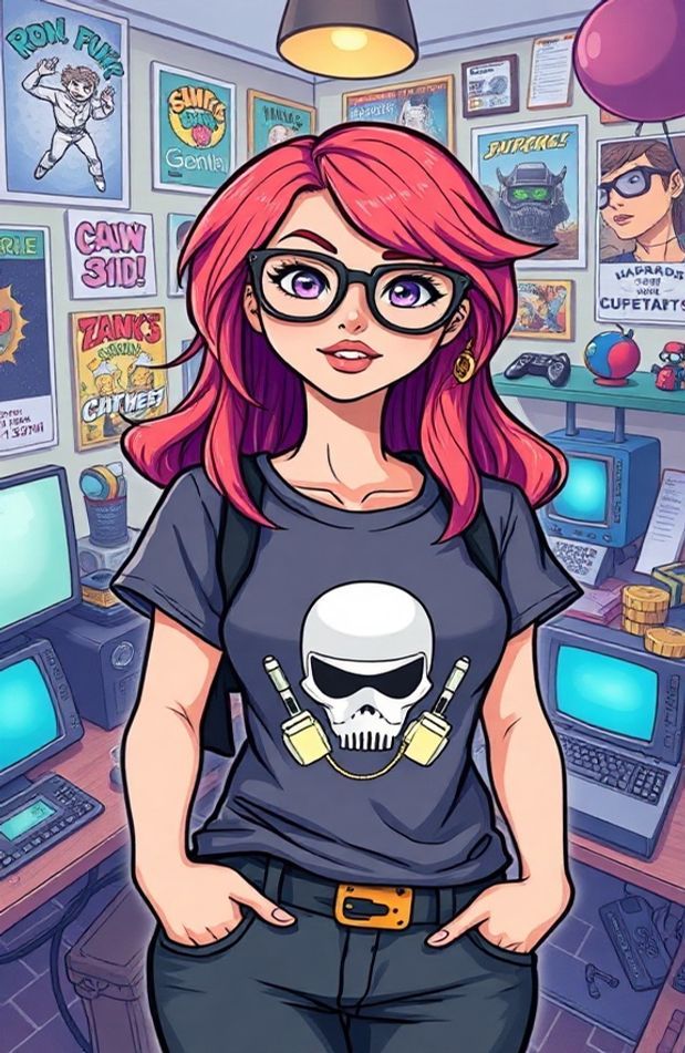 Geek Girl Wallpaper