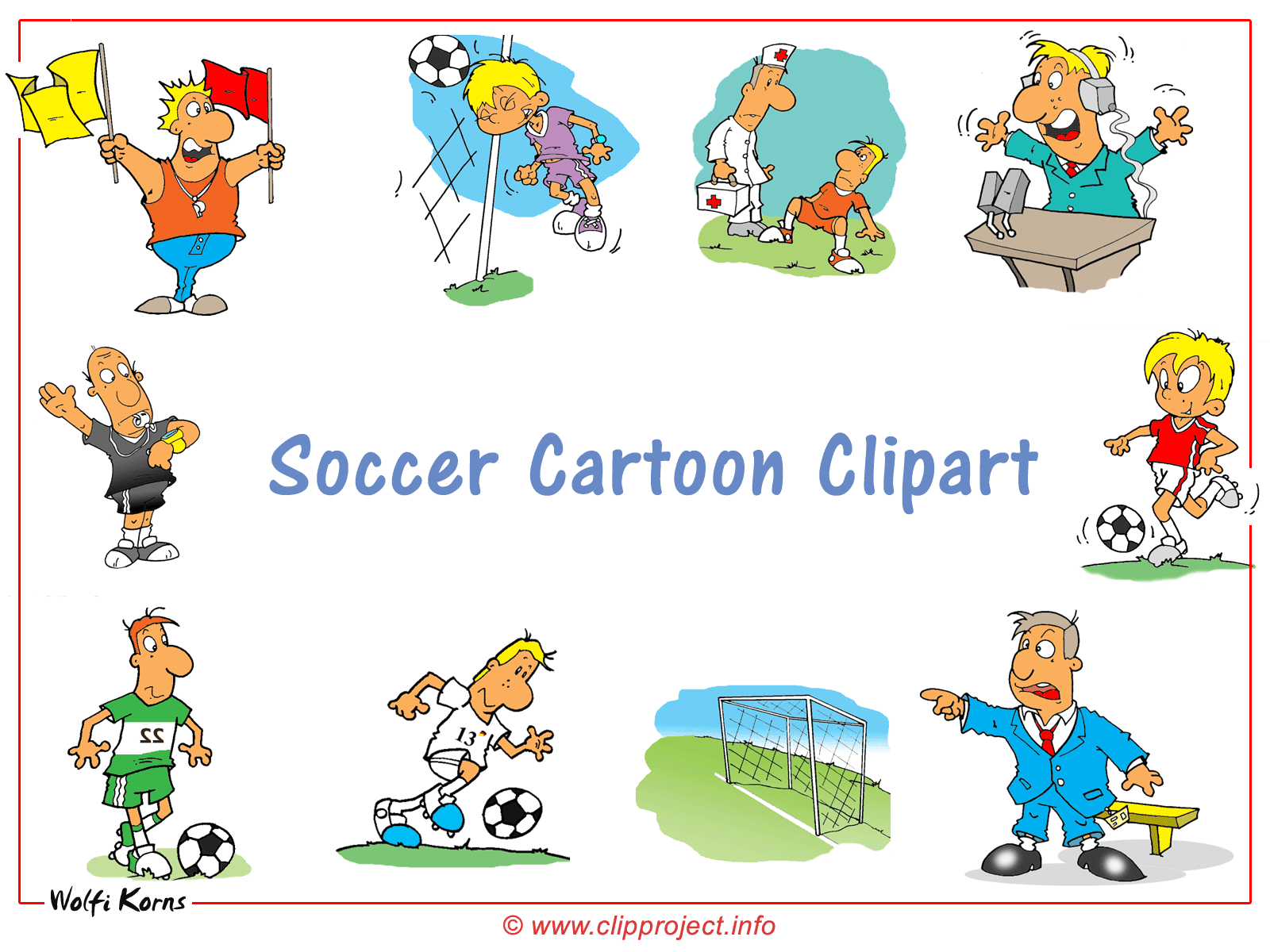 Soccer Clipart Desktop Wallpaper Cartoons Cartoon Image