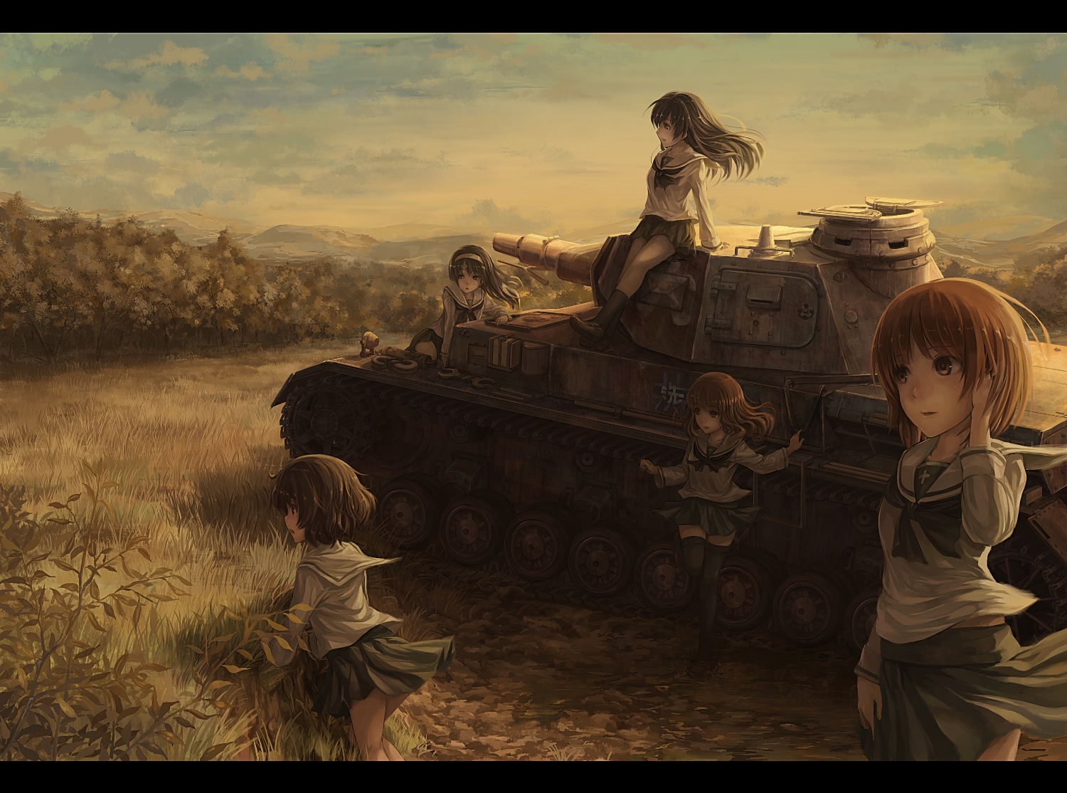 Girls Und Panzer Puter Wallpaper Desktop Background