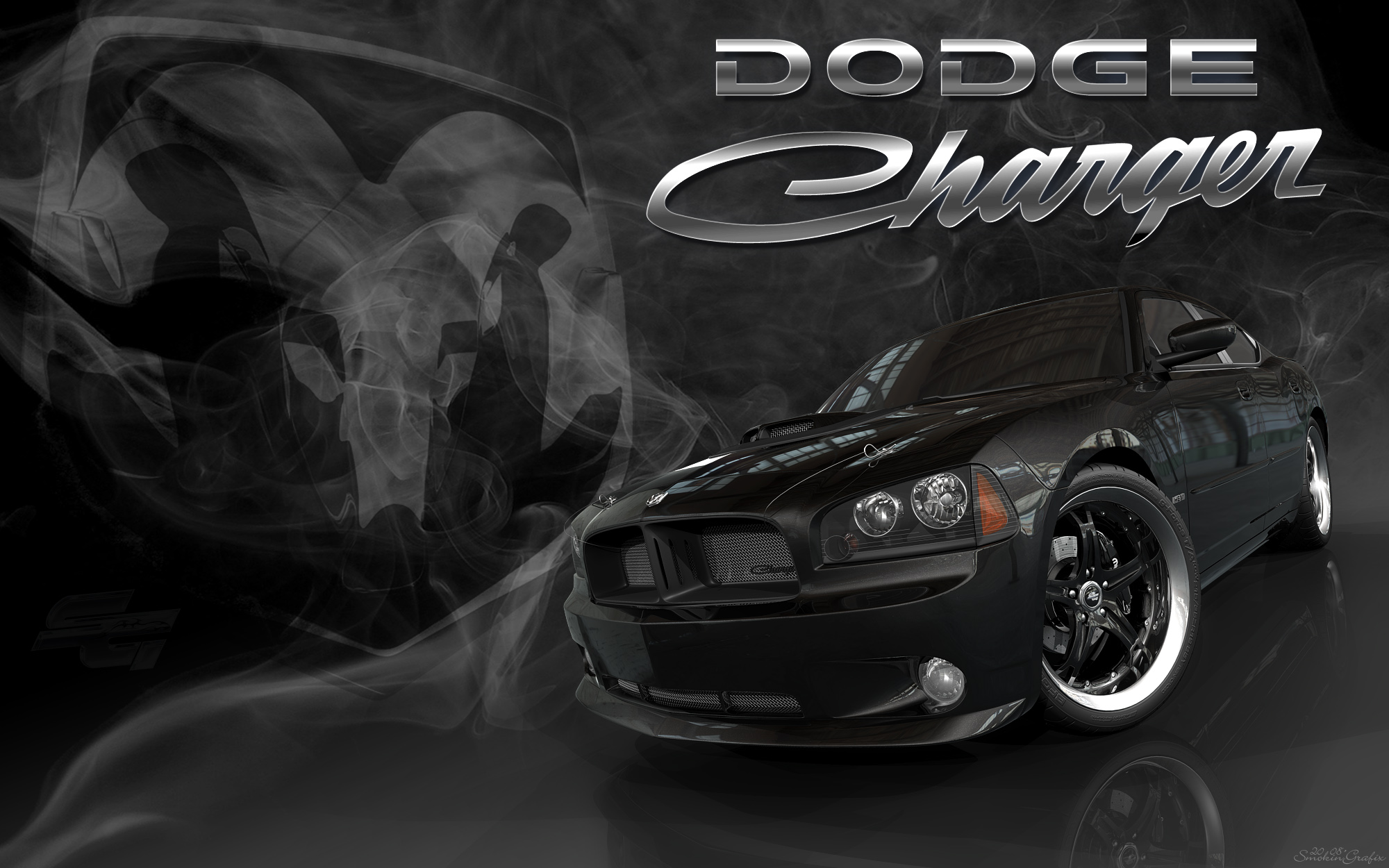 Black Dodge Charger Wallpaper Car Wallpaper WallpaperLepi