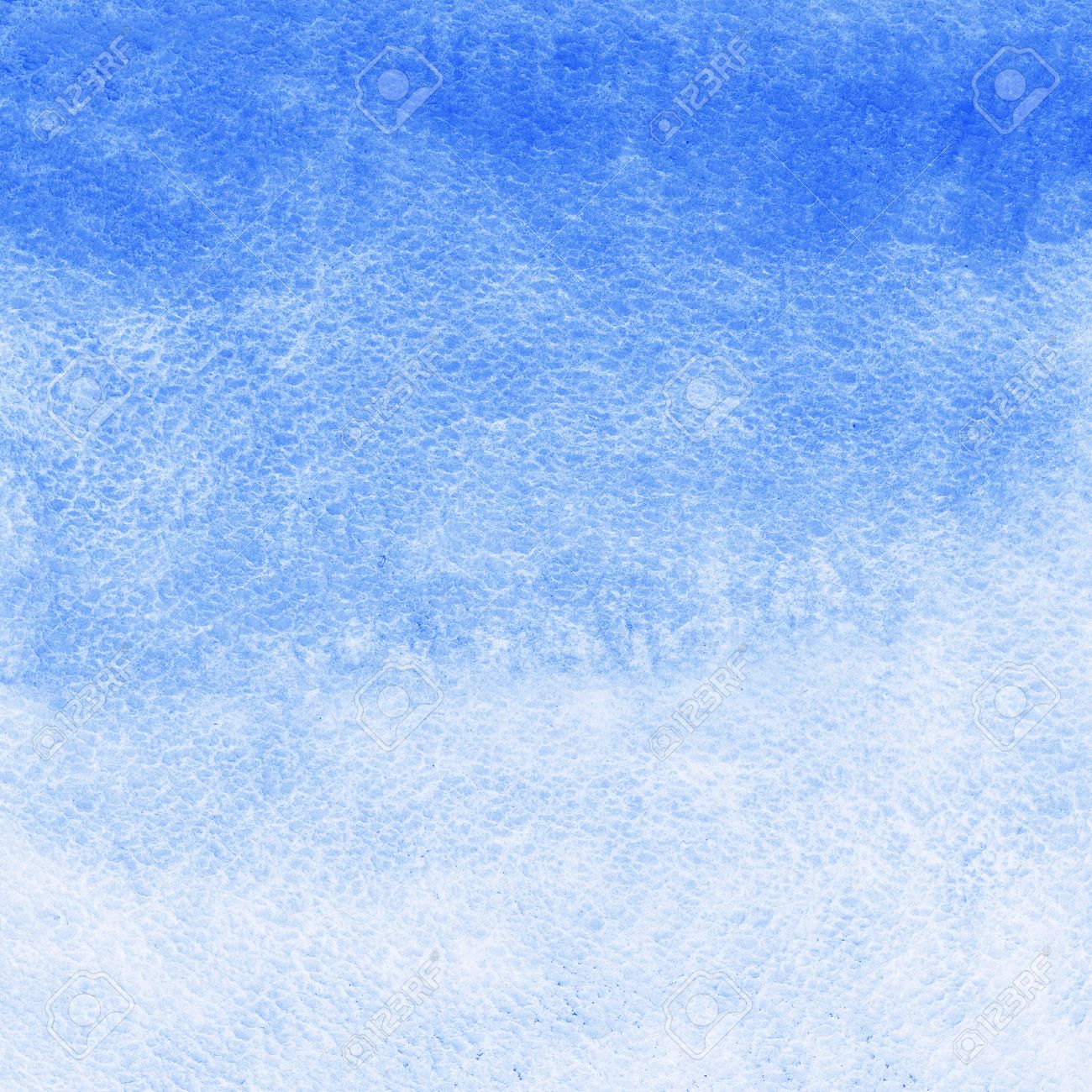 Cobalt Pastel Blue Watercolor Abstract Background Gradient Fill
