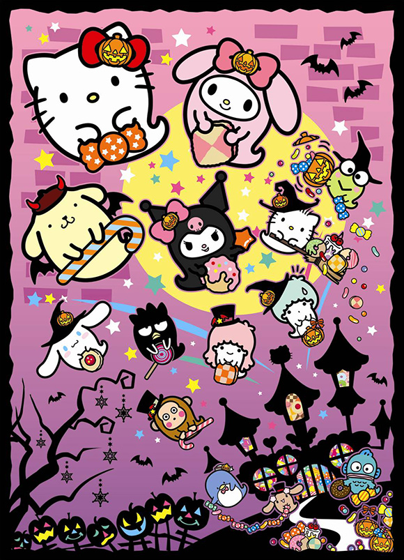 Halloween With Sanrio Cookies And Wallpaper