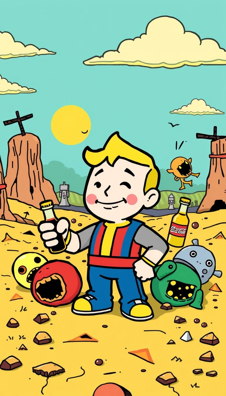 Vault Boy Phone Wallpaper
