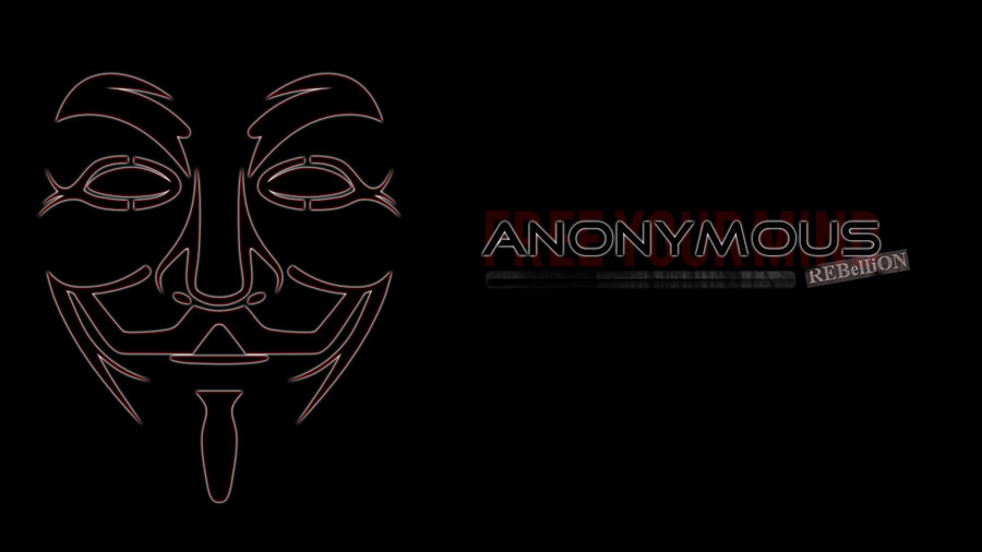 Anonymous Logo Wallpaper By