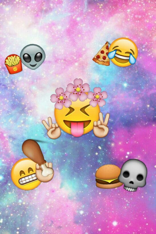 Emoji Galaxy Wallpaper Image By Lady D On Favim