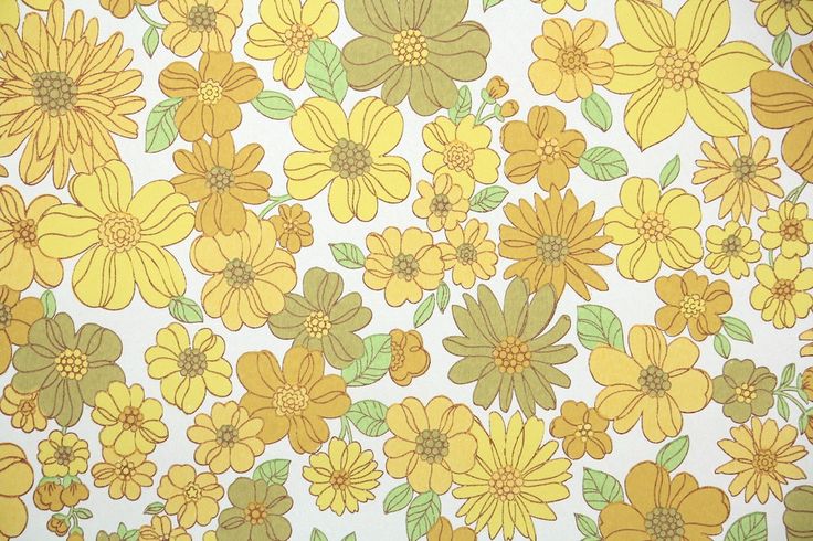 Retro Wallpaper By The Yard 60s Vintage
