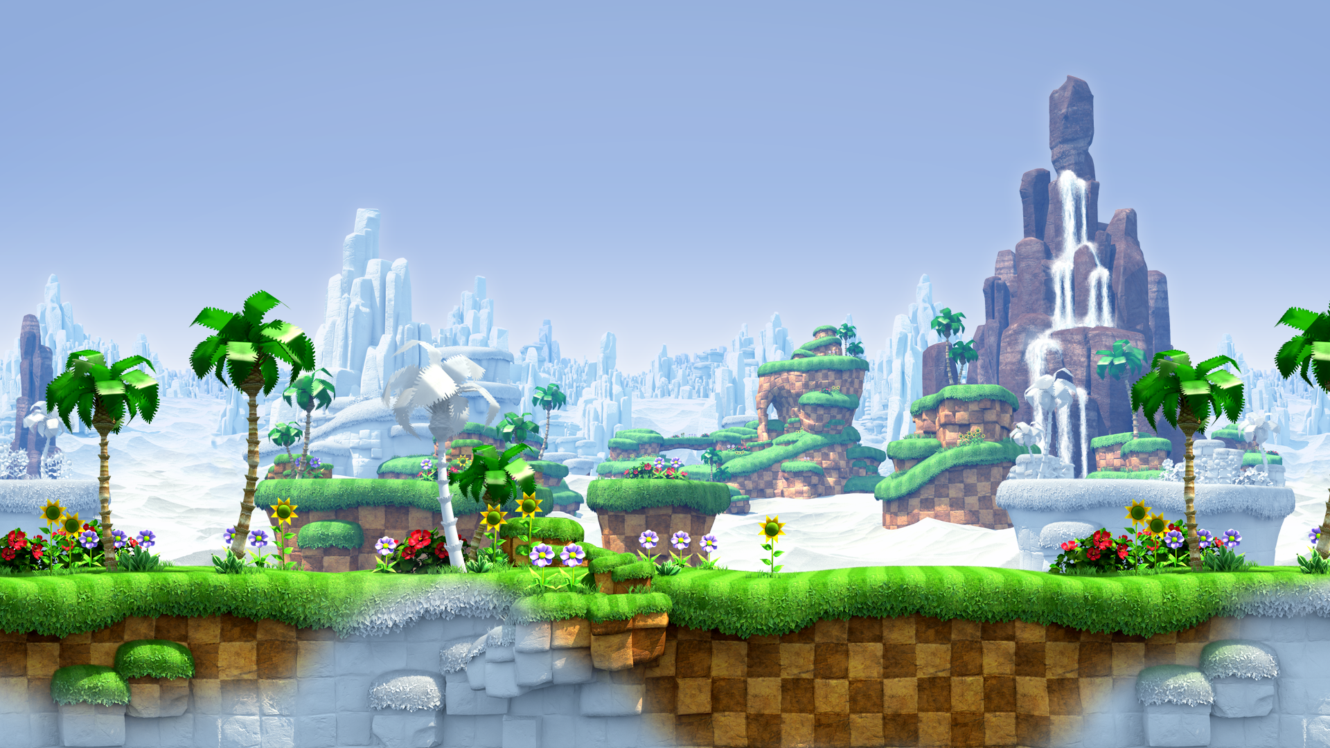 Green Hill Zone Is The First Stage In Sonic Generations