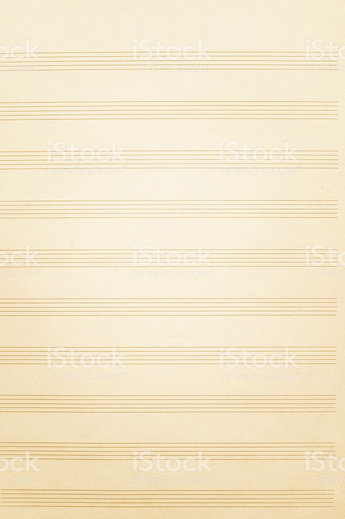 Old Music Sheet Background And Texture Stock Photo