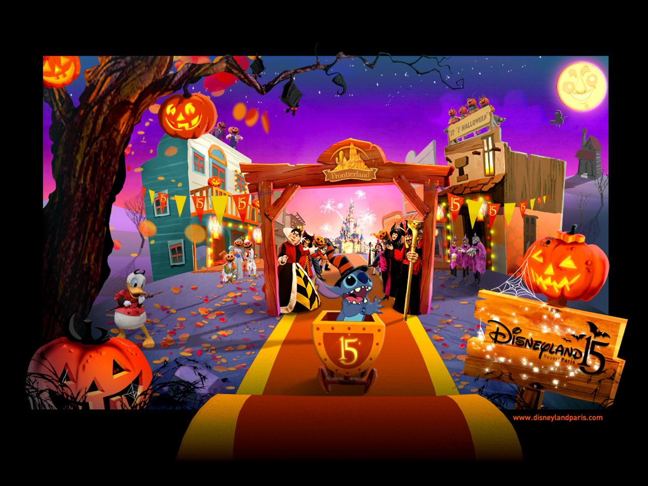 Mickey and Minnie  Sweetheart Central Park lanterns autumn colors  coach HD wallpaper  Peakpx