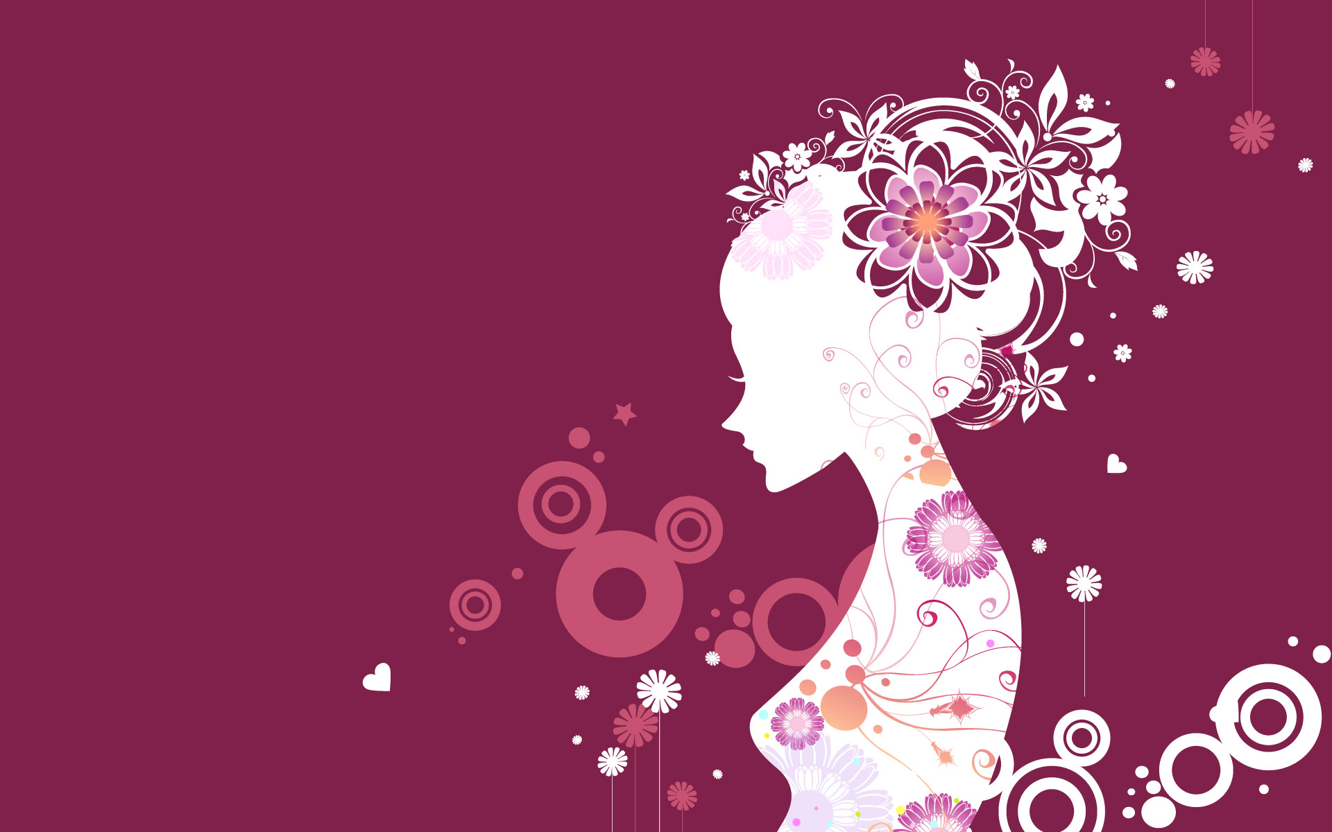 Girl Background Wallpaper