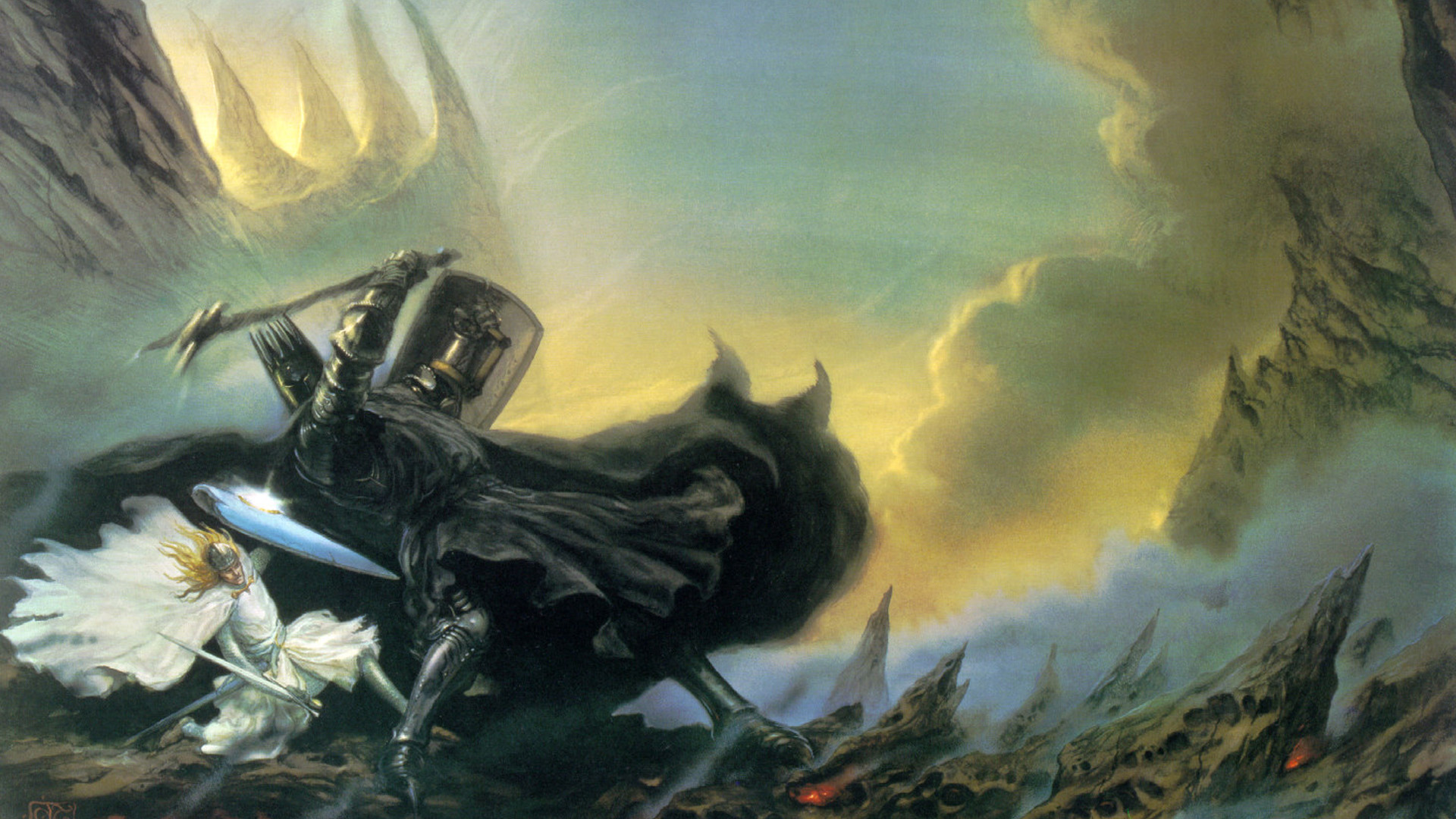 J R Tolkien The Silmarillion Morgoth Fantasy Art