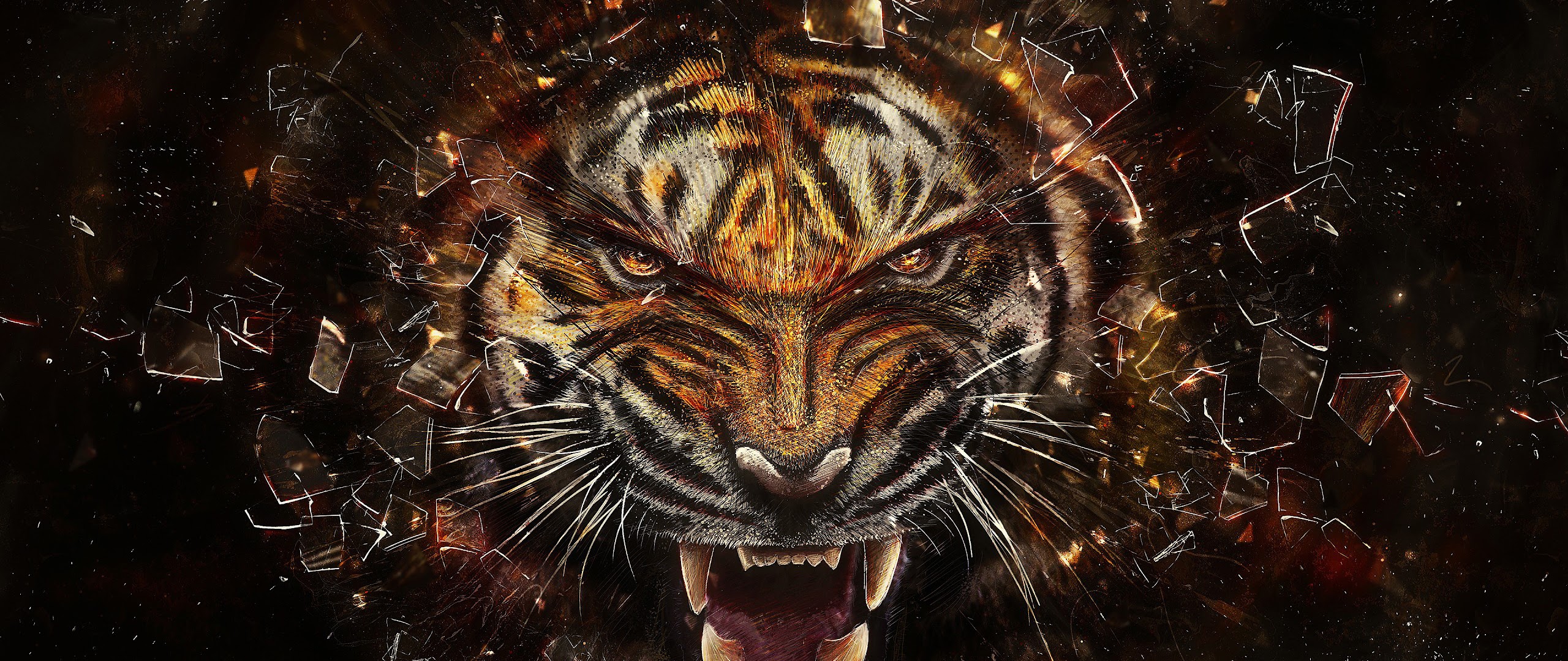 Tiger Growl 4k Wallpaper