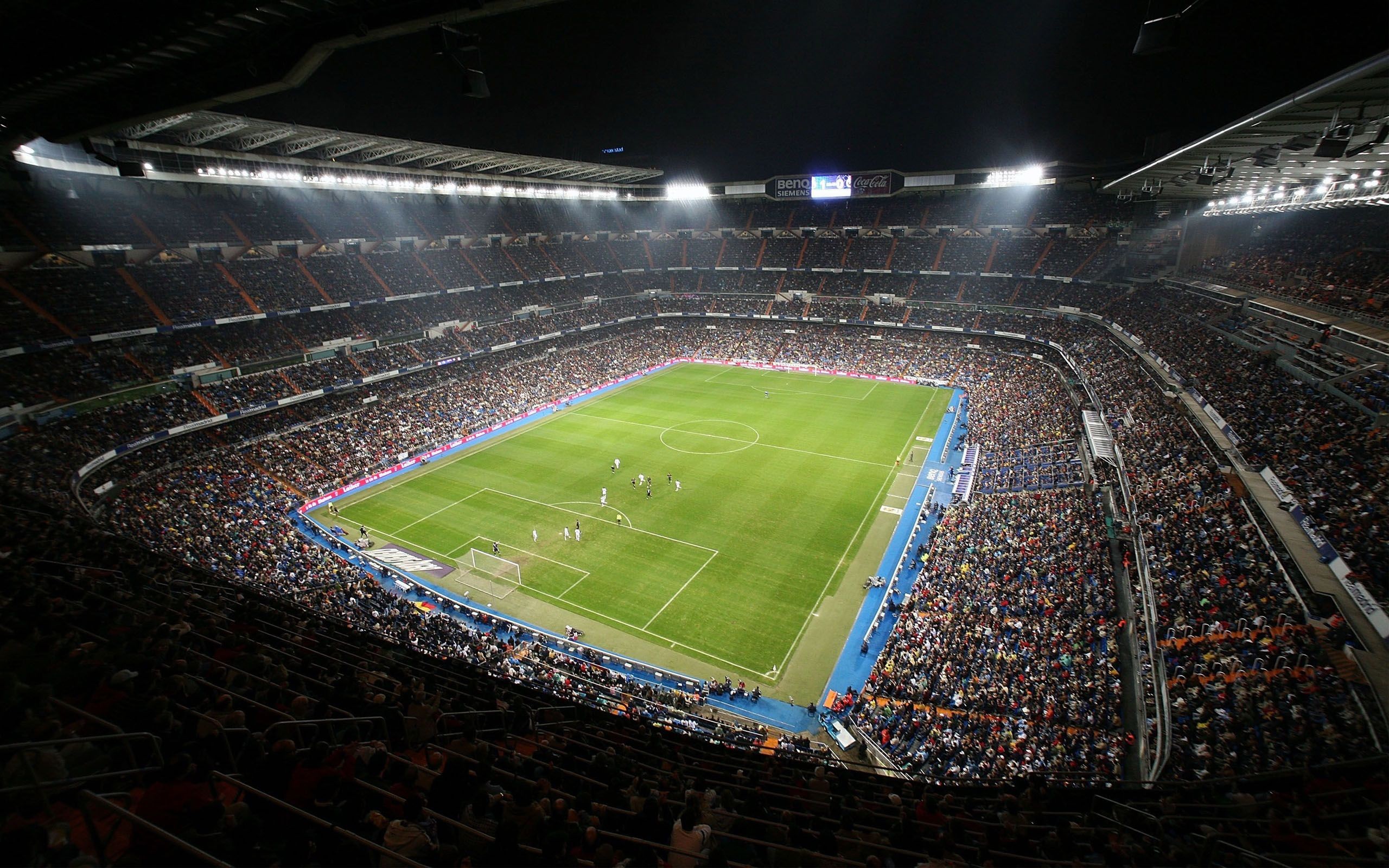 Santiago Bernabeu Stadium Soccer Real Madrid Spain Wallpaper HD