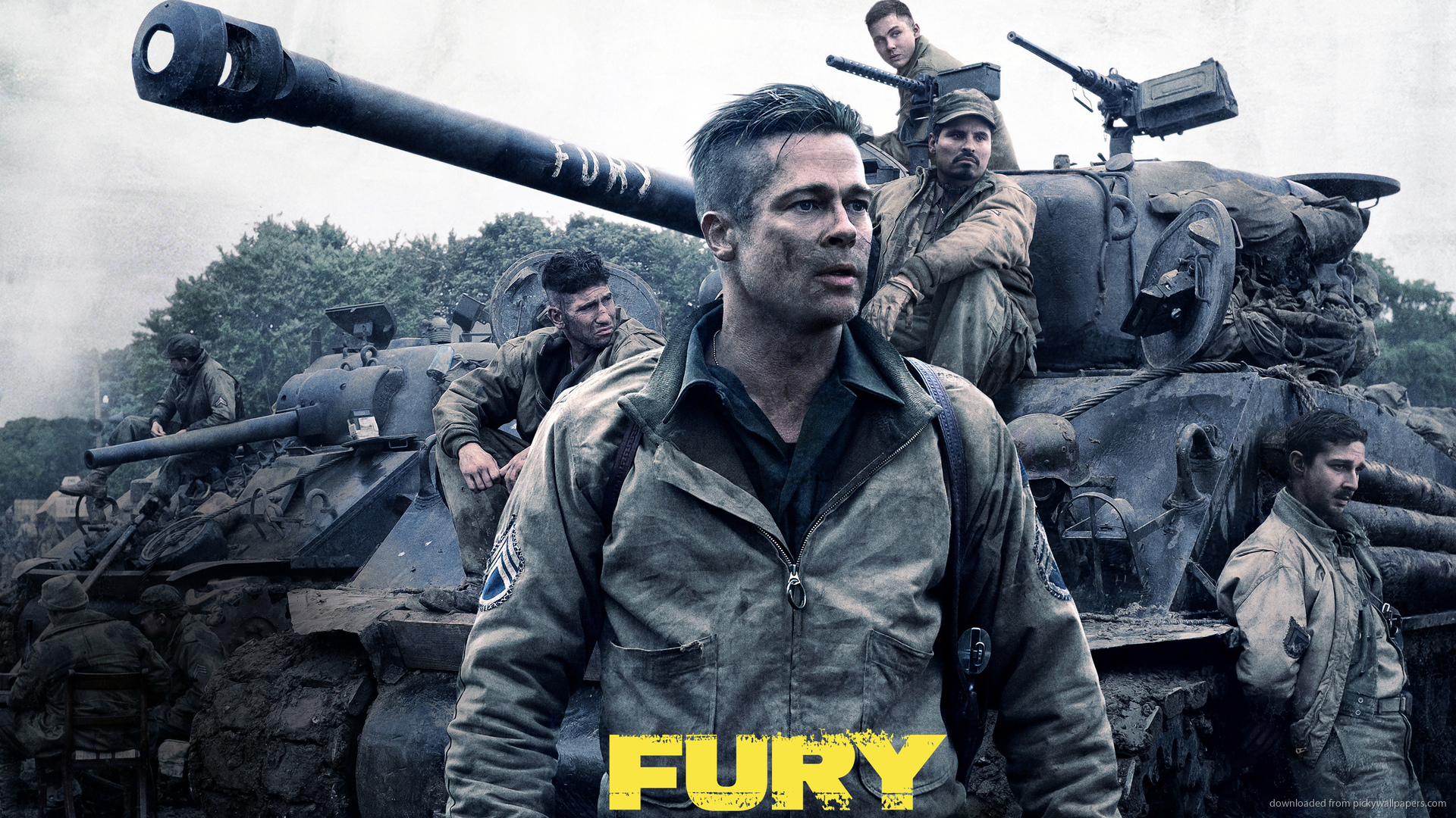 Fury Movie Widescreen Wallpaper Picture For iPhone Blackberry