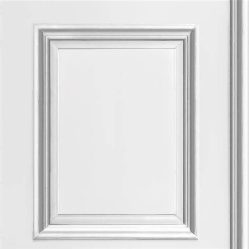 White Grey J38709 Haussmann Wood Paneling Muriva Wallpaper