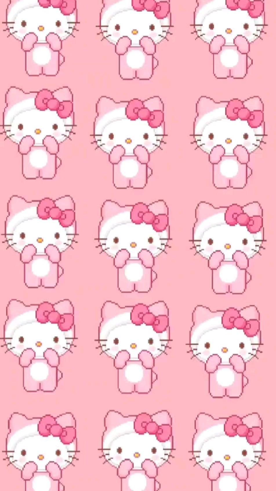 Hello Kitty Pink Wallpaper Background