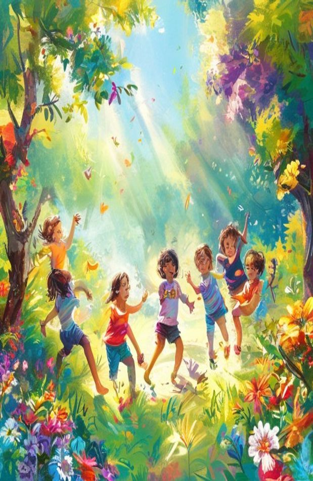 Barefoot Kids Wallpaper