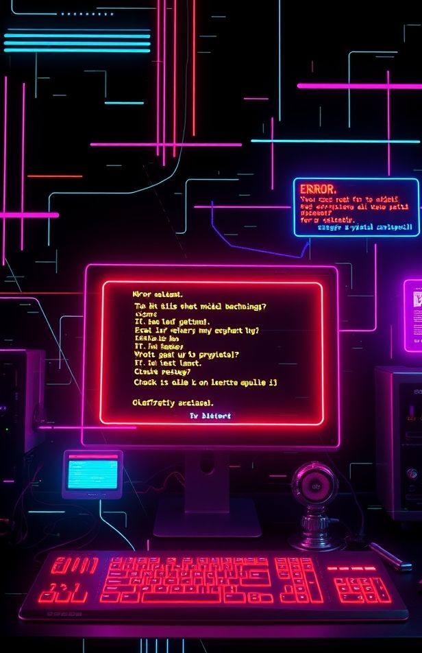 Computer Error Wallpaper