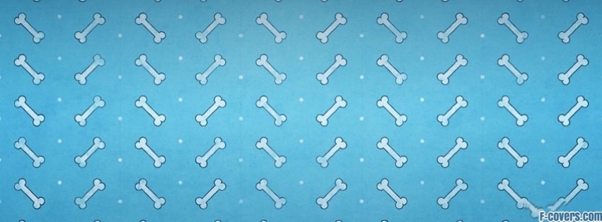 Dog Pattern Wallpaper Blue Bone