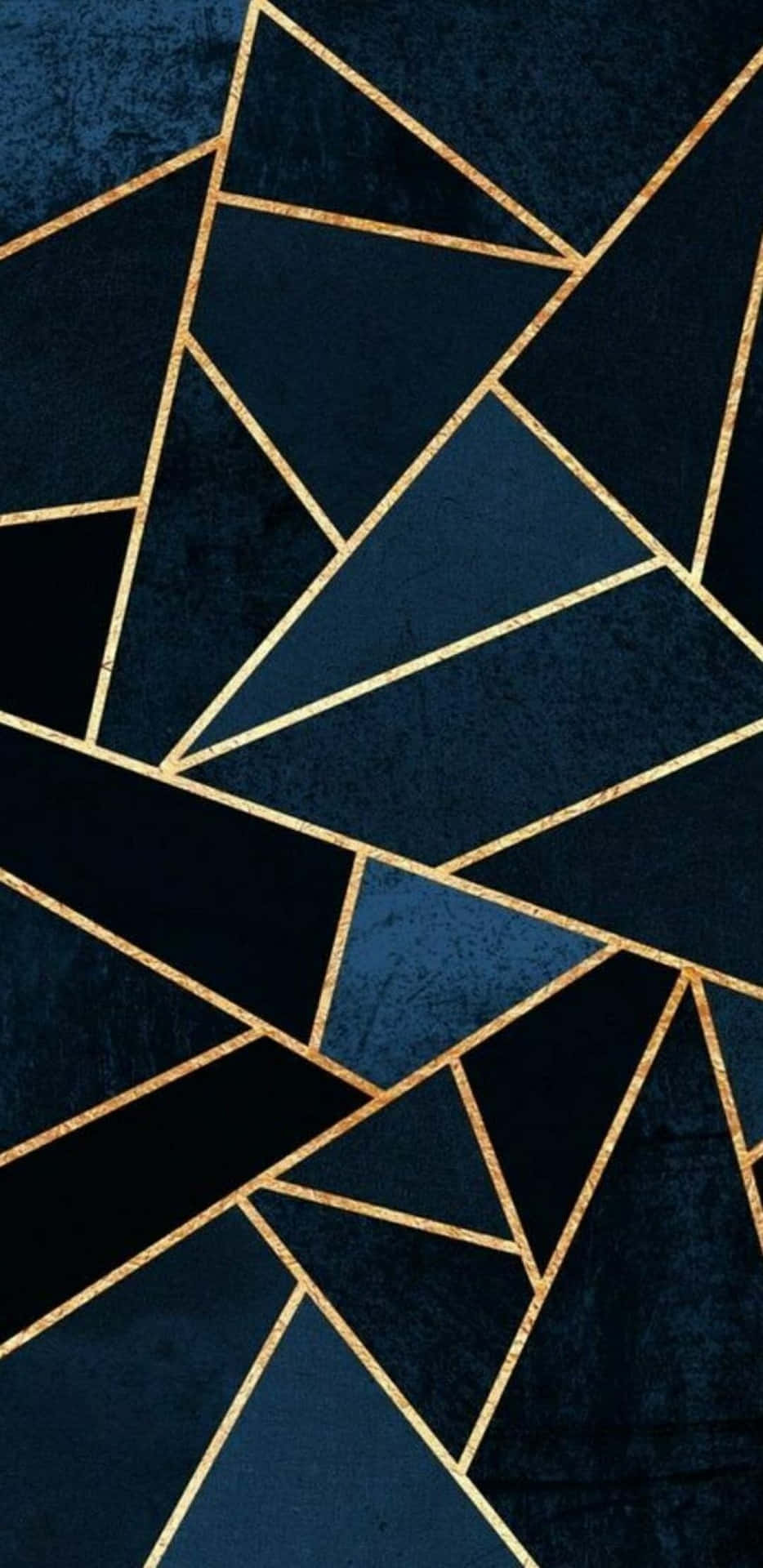 Blue Geometric Wallpaper