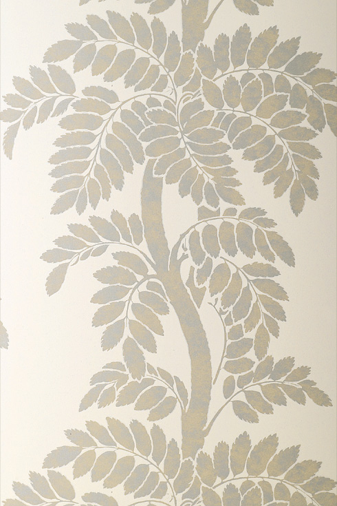 Anna French Wallpaper Glamour Wisteria Silver Gold White Buy