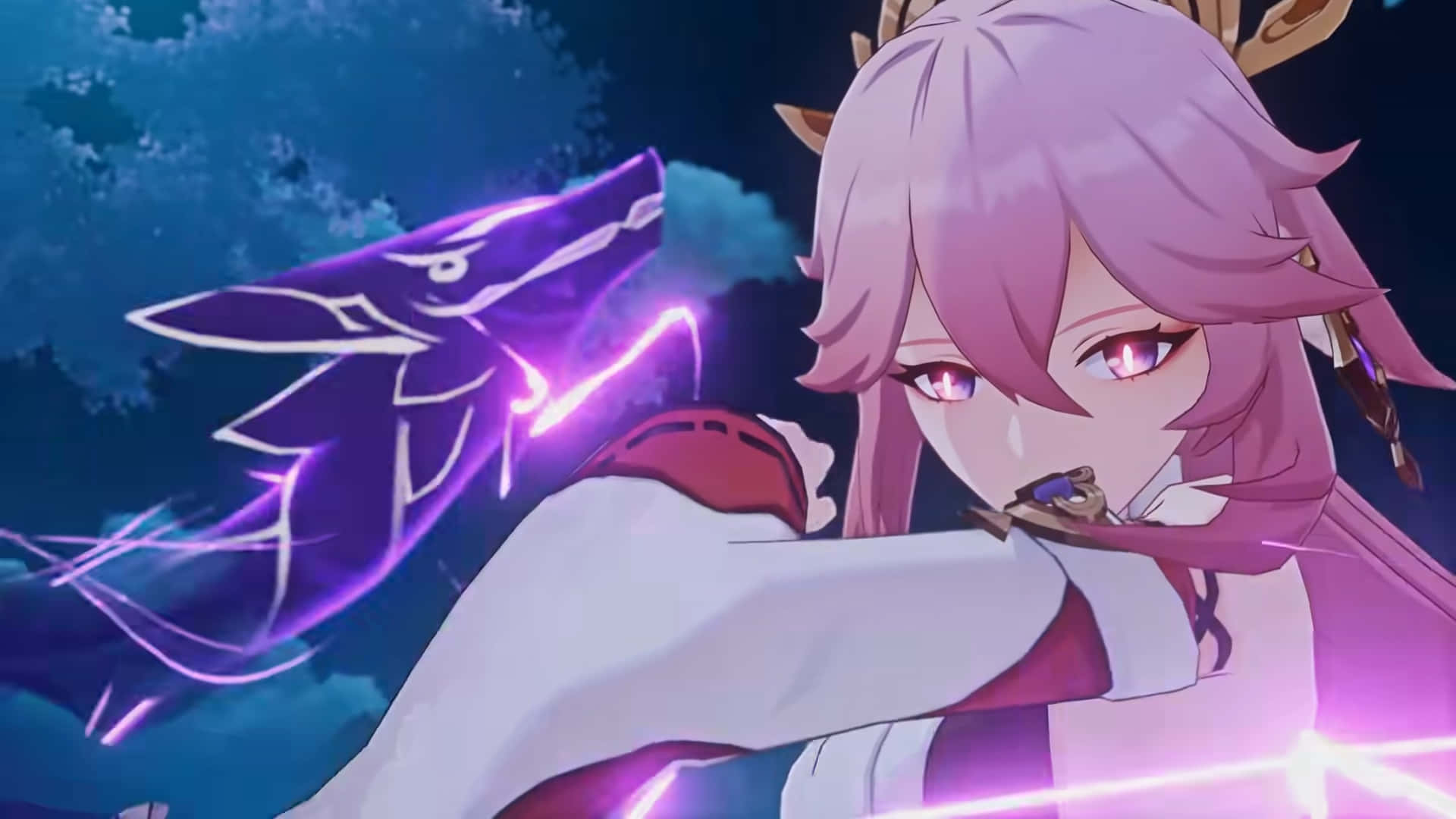 Yae Miko Pfp Wallpaper