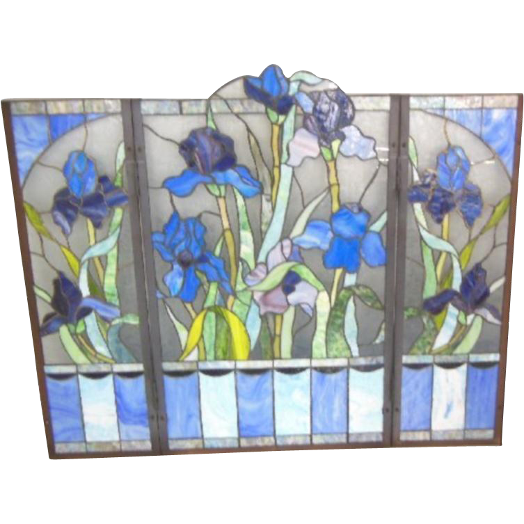 Victorian Leaded Glass Window From Scottys On Ruby Lane