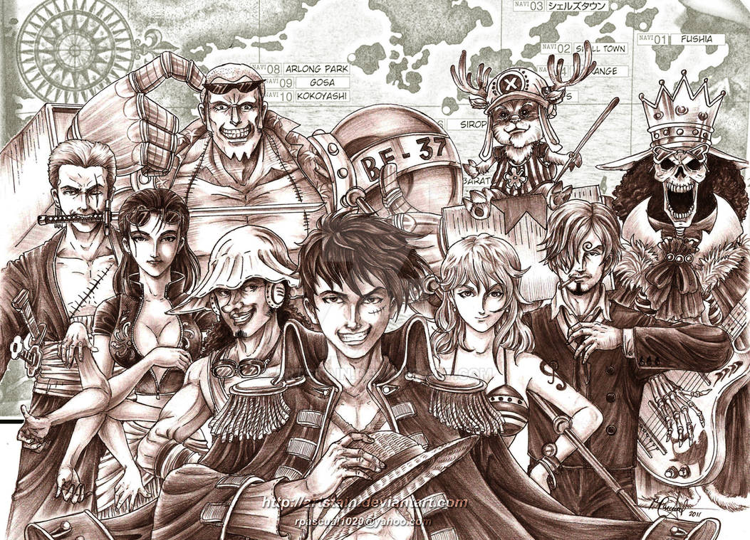 Straw Hat Pirates New World By Artstain D3by6z3 Pre Wallpaper