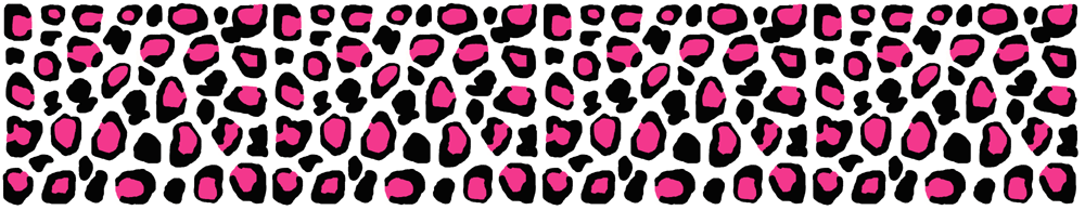 pink leopard border gif a border or use as wall