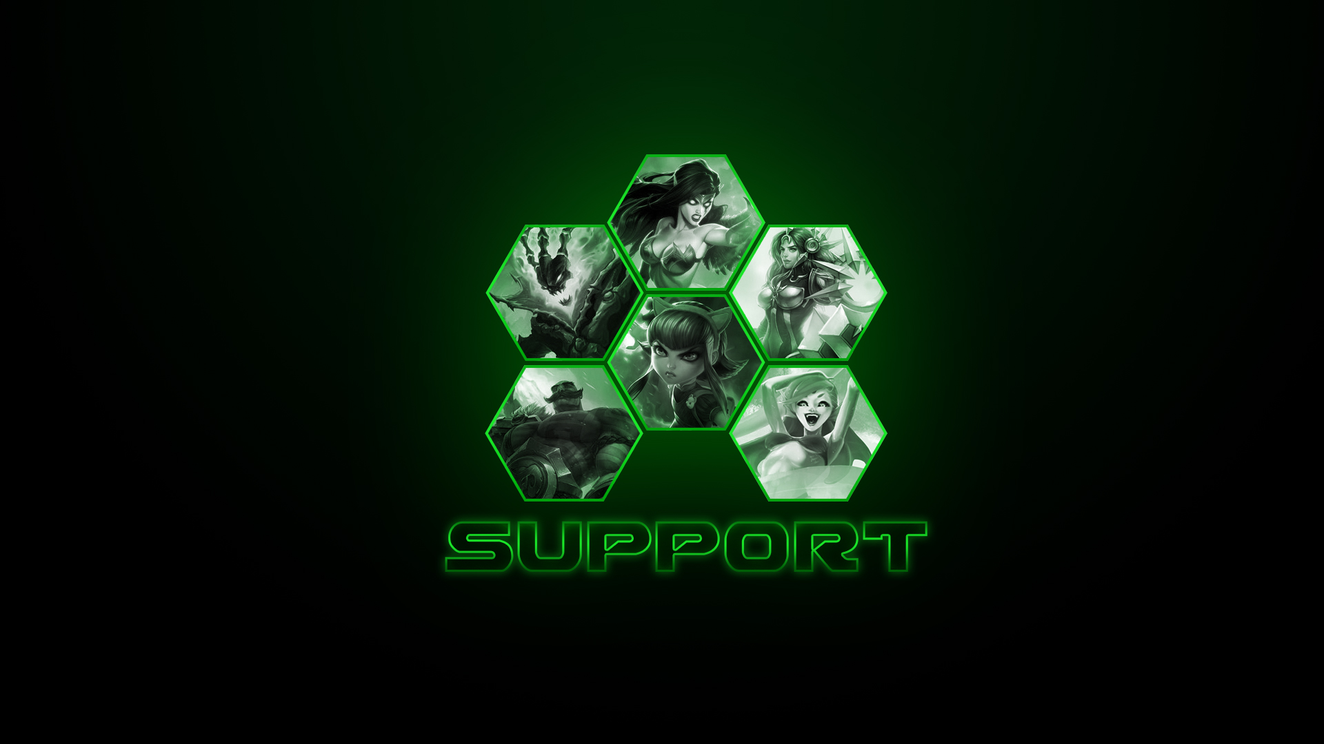Support League of Legends Wallpaper Season 4 by VyxisPrime on