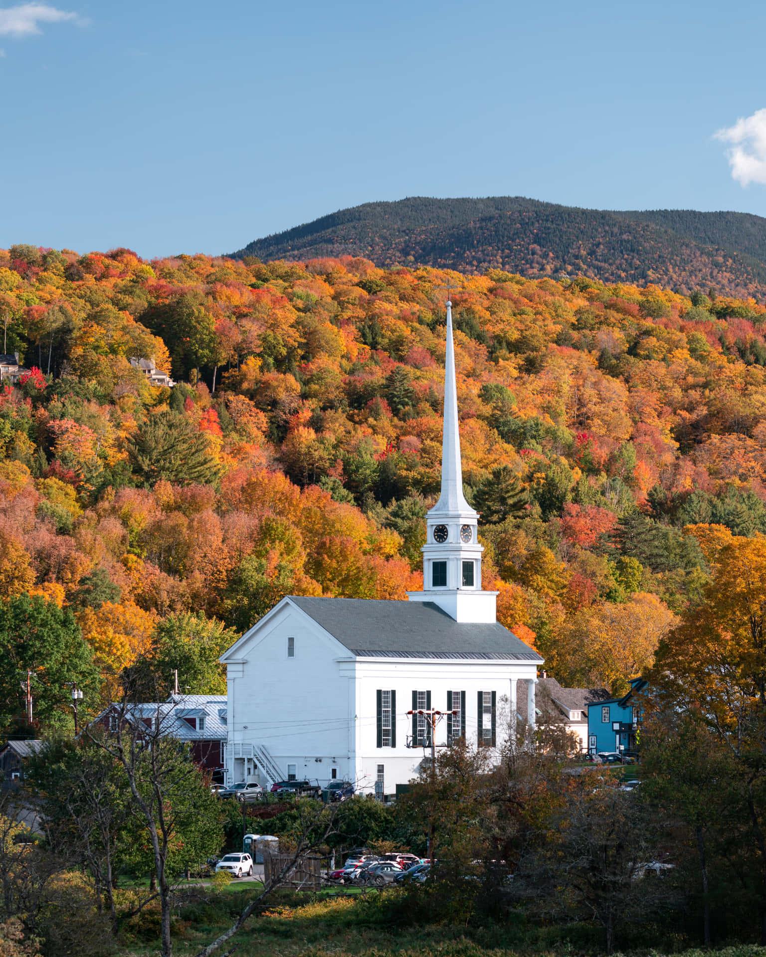 New England Autumn Wallpaper