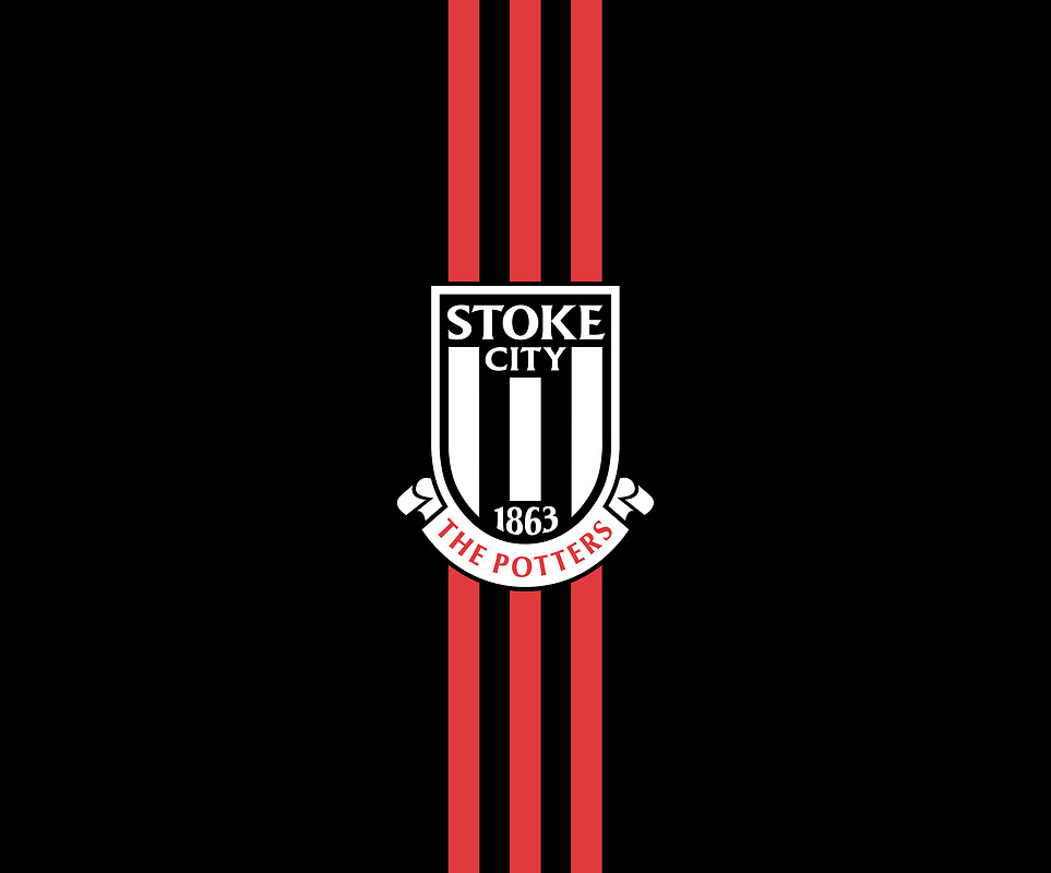 Stoke City Fc Black Wallpaper