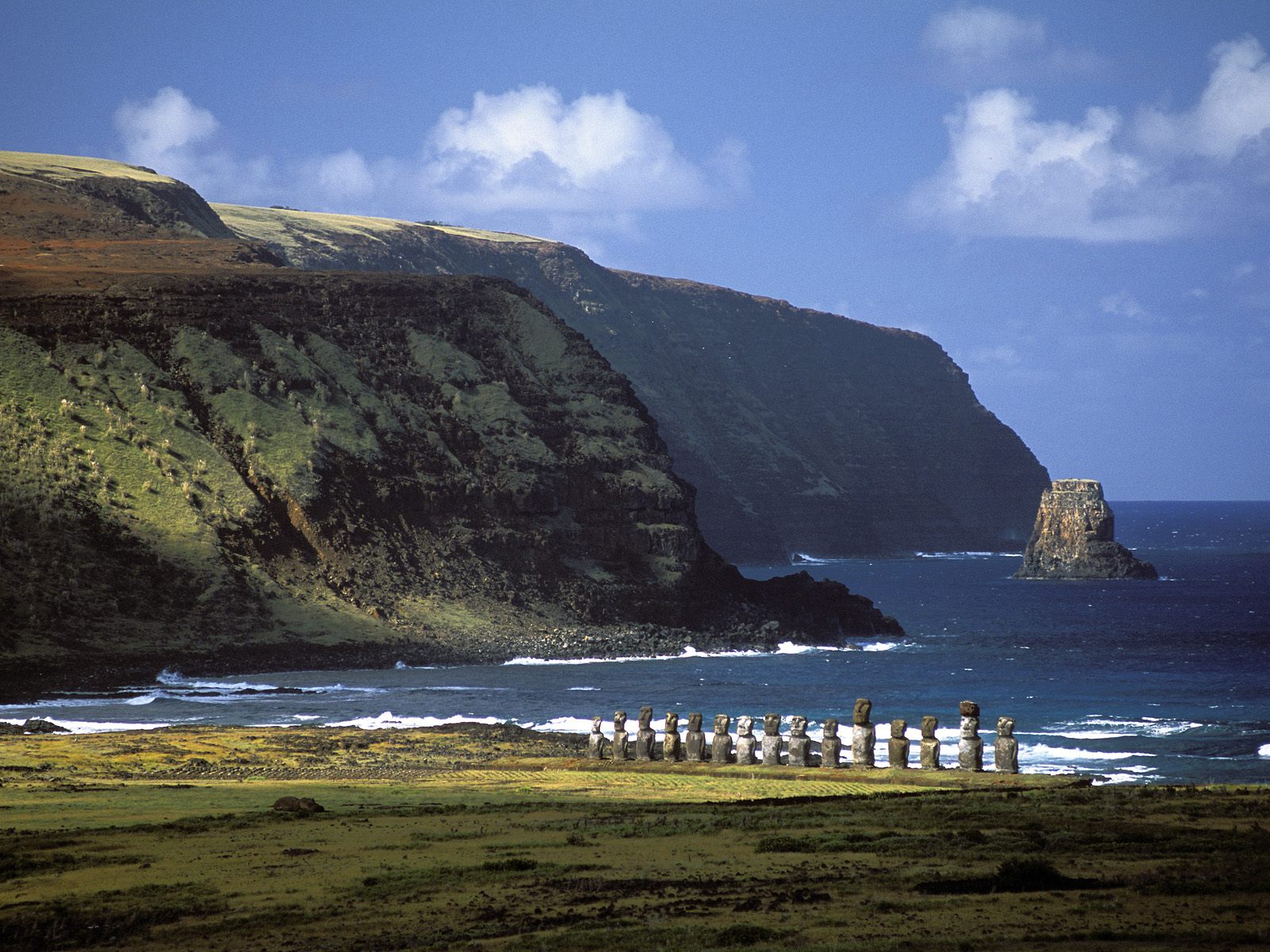 Easter Island Moai Headstones