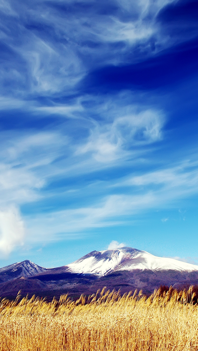 Landscape iPhone Wallpaper Tags Cloud Mountain Sky Sunny