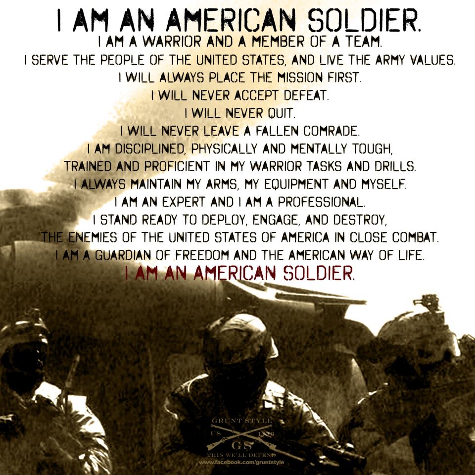 Soldier S Creed College