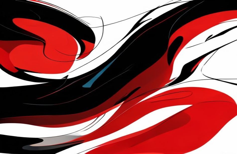 Black And Red Abstract Wallpaper