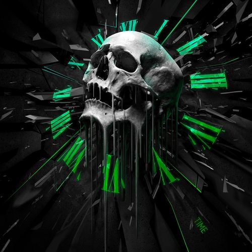 HD Time Skull Wallpaper