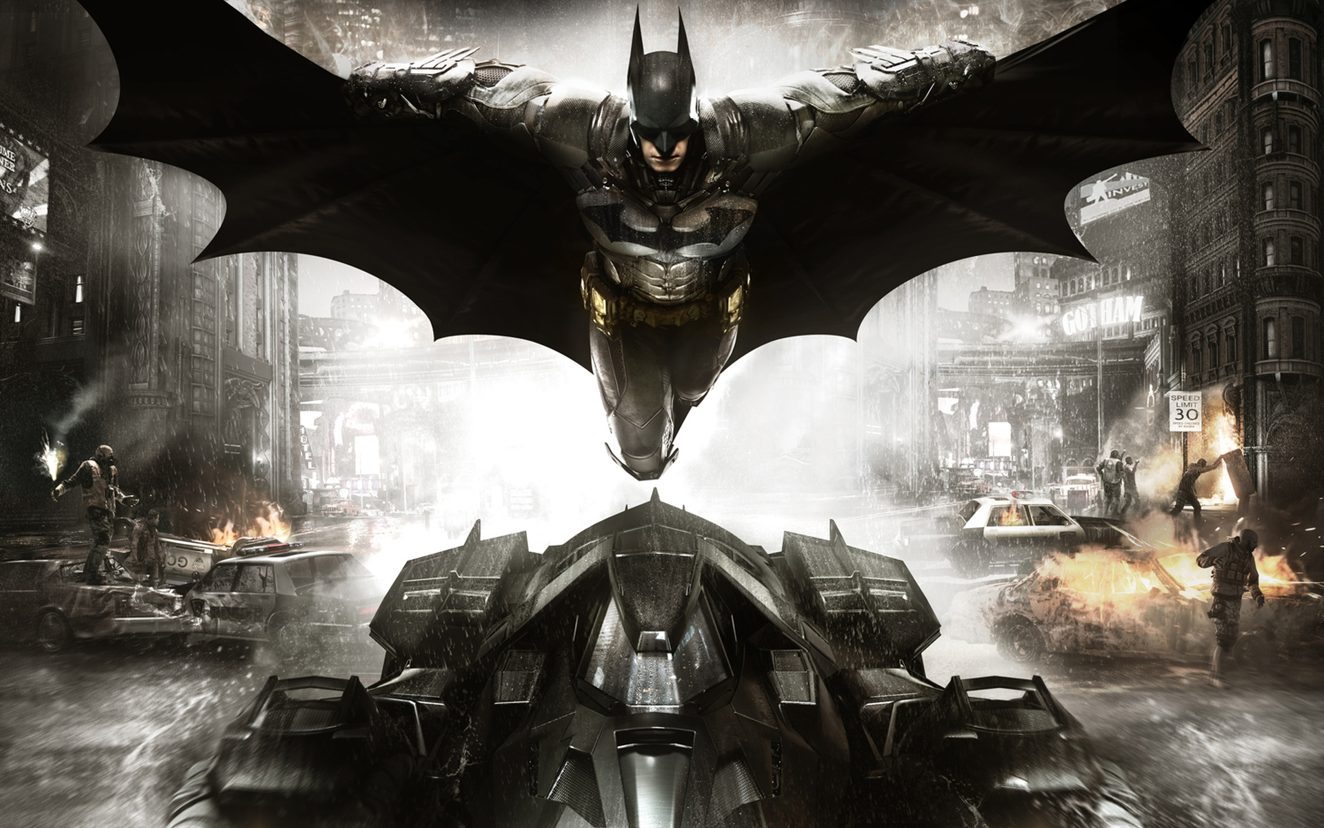 Wallpaper Papel De Parede Batman Arkham Knight Novo Game Da S Rie