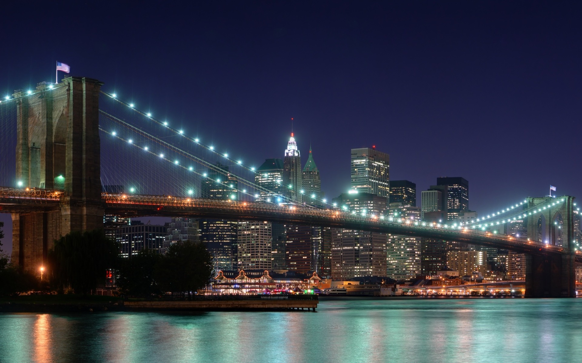 Brooklyn Bridge desktop wallpaper 1920x1200