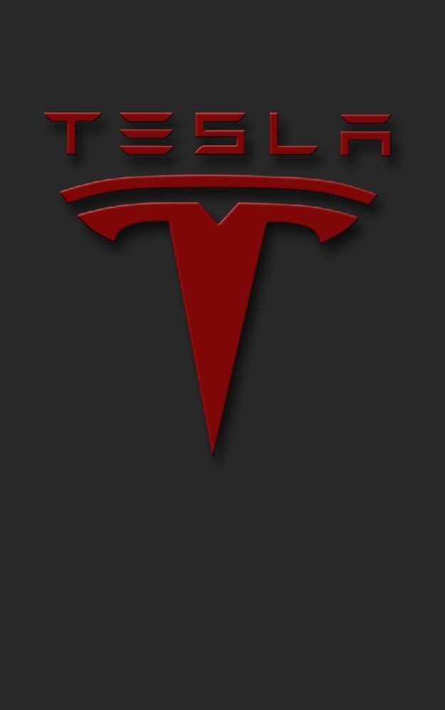 Tesla Motors Phone Wallpaper Logo