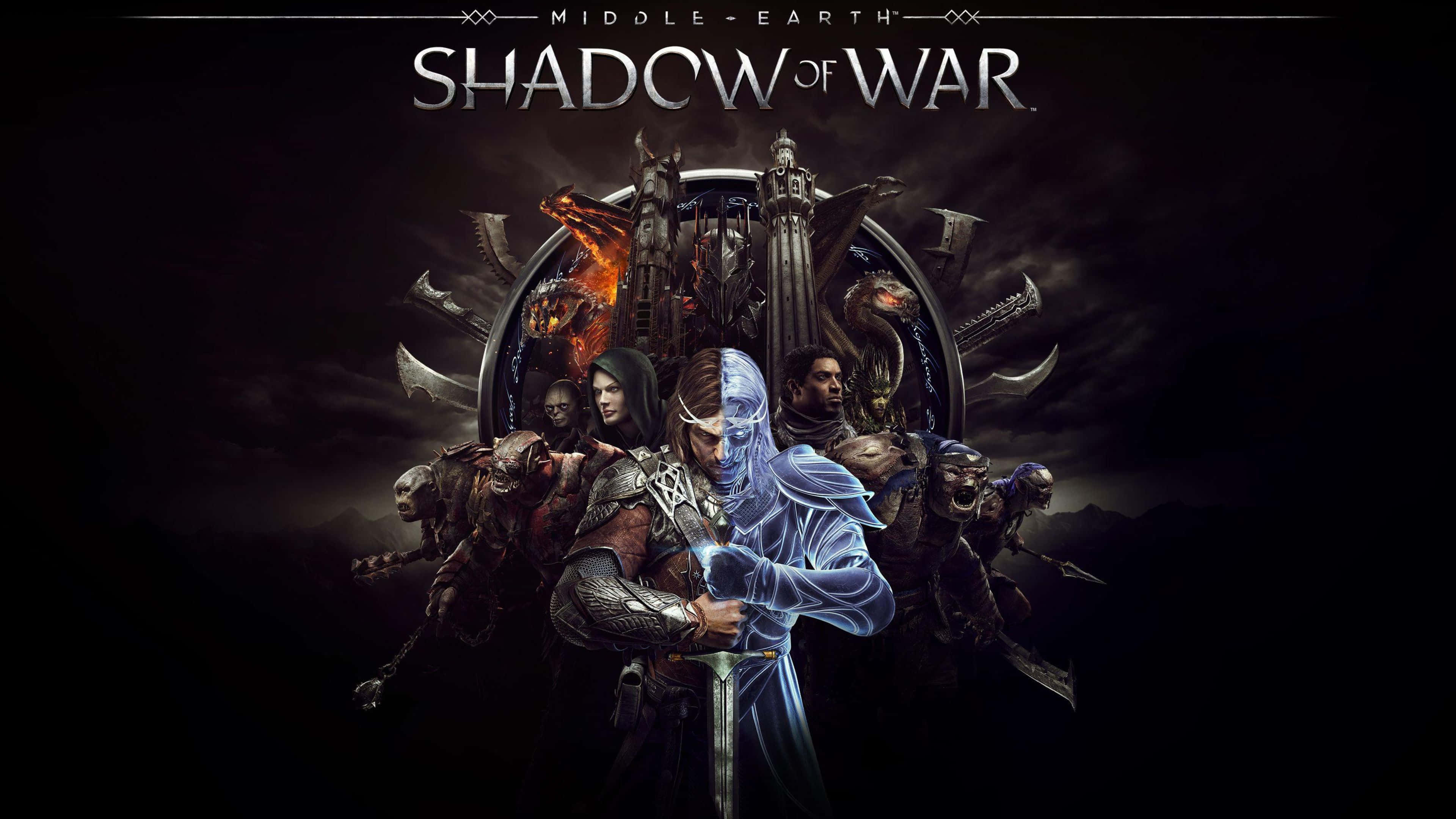 4k Shadow Of War Background X Wallpaper
