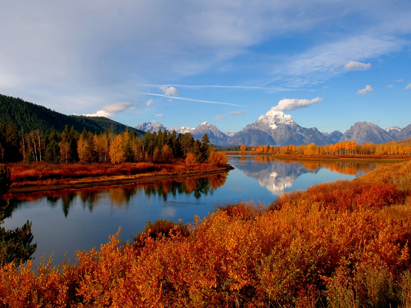 Autumn Lake In Nature Lakes HD Desktop Wallpaper