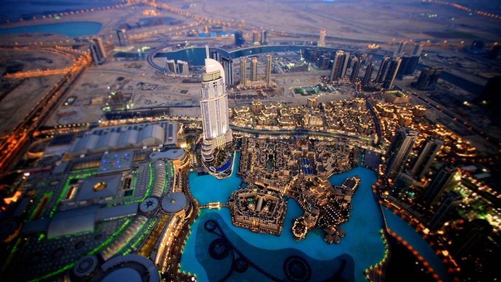 Dubai City Aerial Wallpaper Pin It
