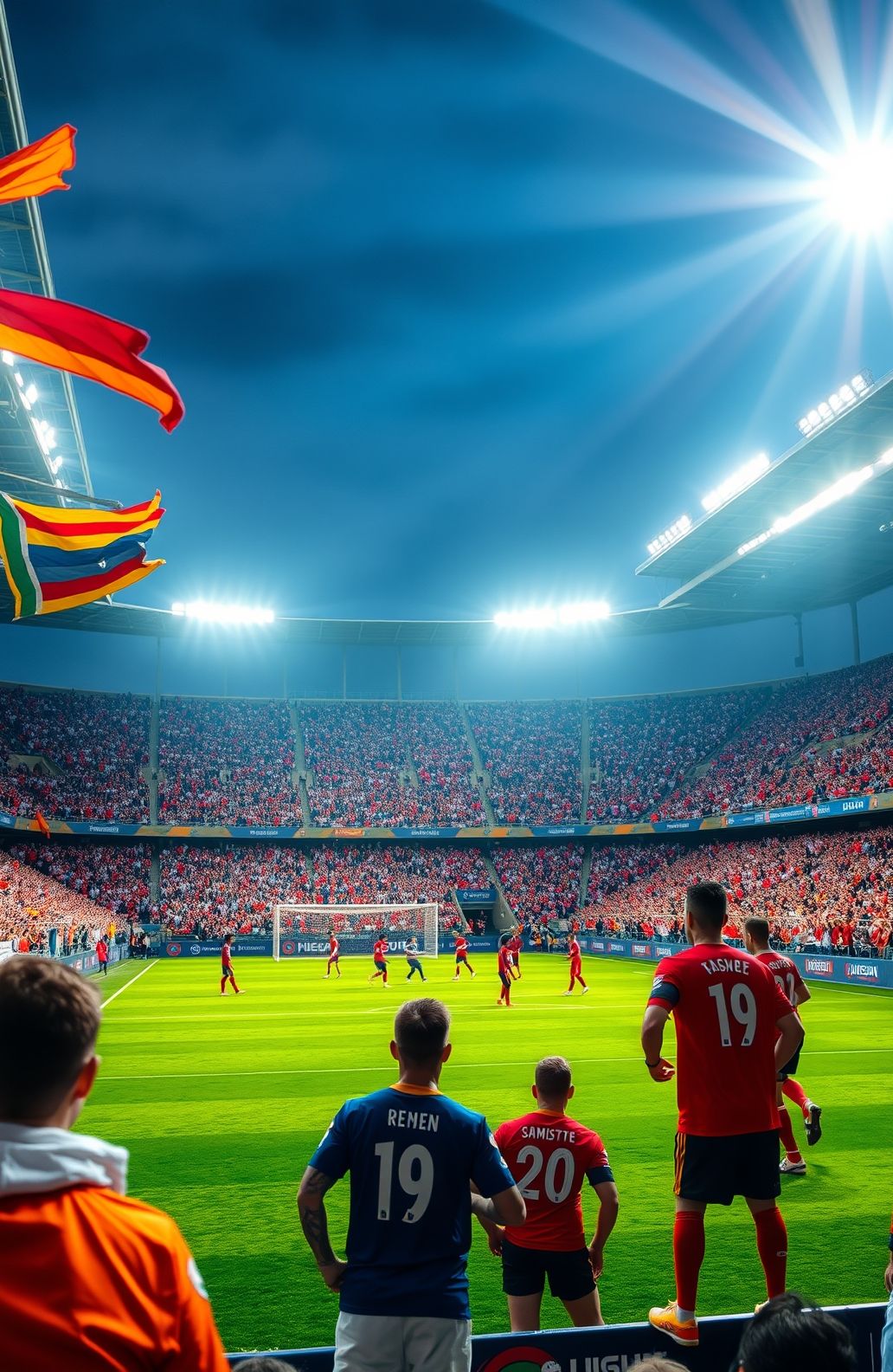 Football Stadium Background