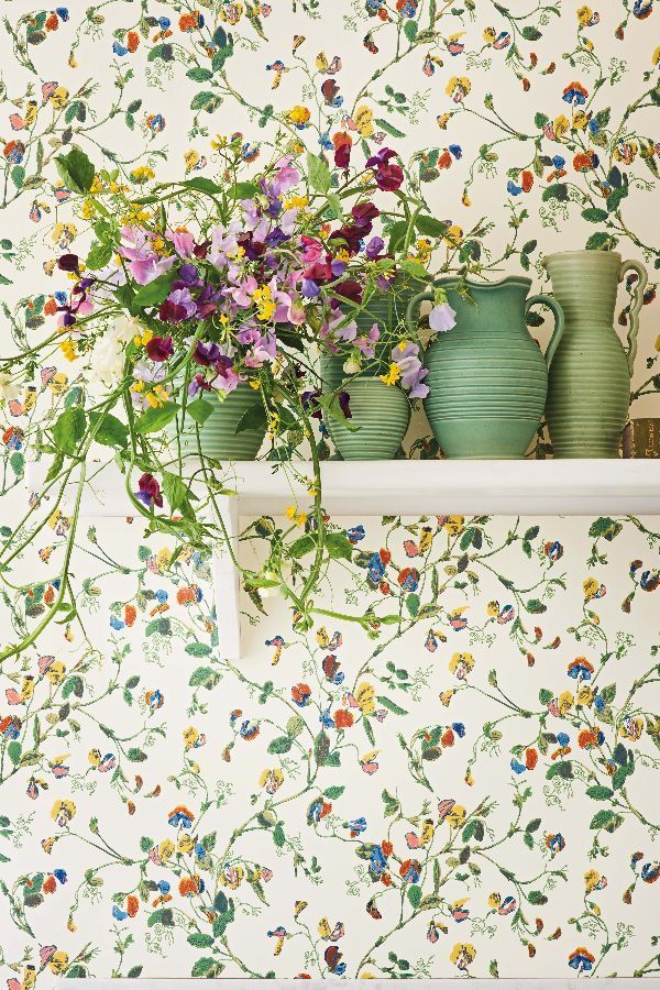 Sweet Pea By Cole Son Autumnal Multi Wallpaper