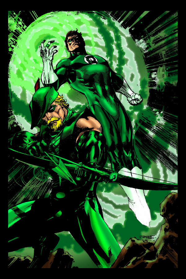 Green Arrow Lantern Jim Lee Me By Jamesleestone