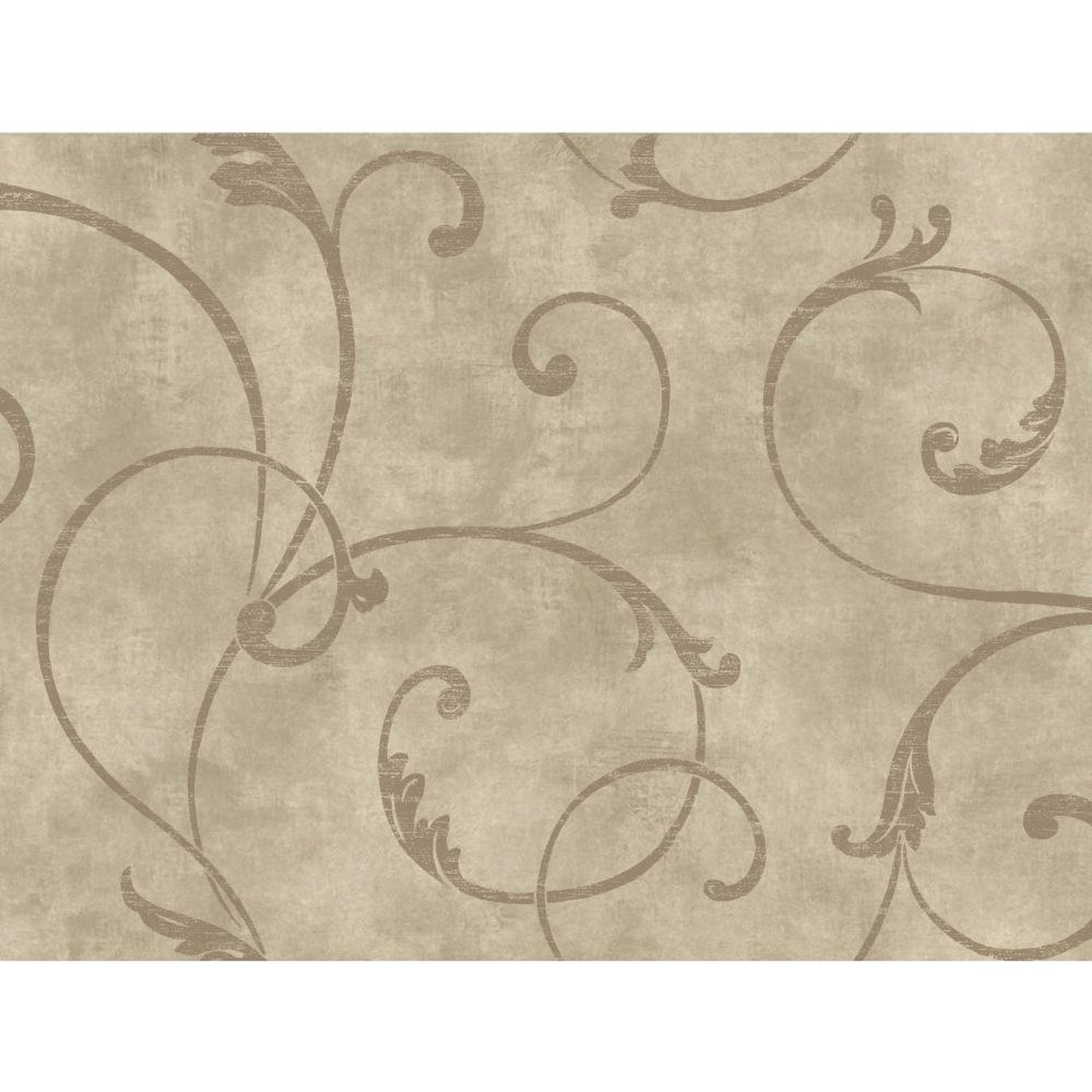 York Wallcoverings Natural Radiance Cw9326 Delicate Scroll