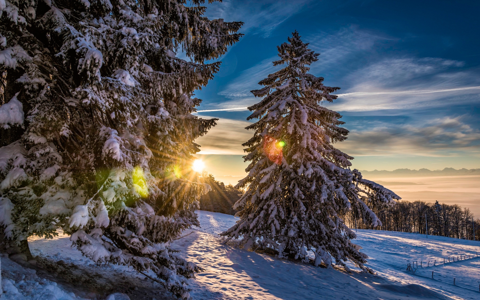 Winter Landscapes 4k Ultra HD Background Wallpaper