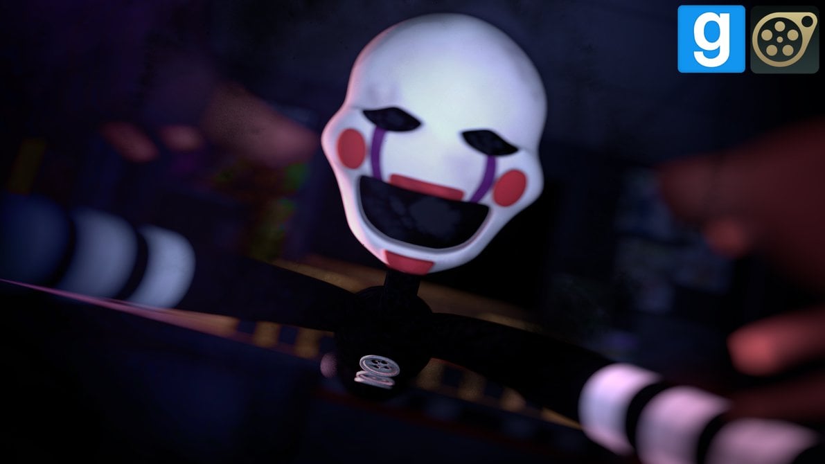 Puppet and nightmare marionette SFM fnaf