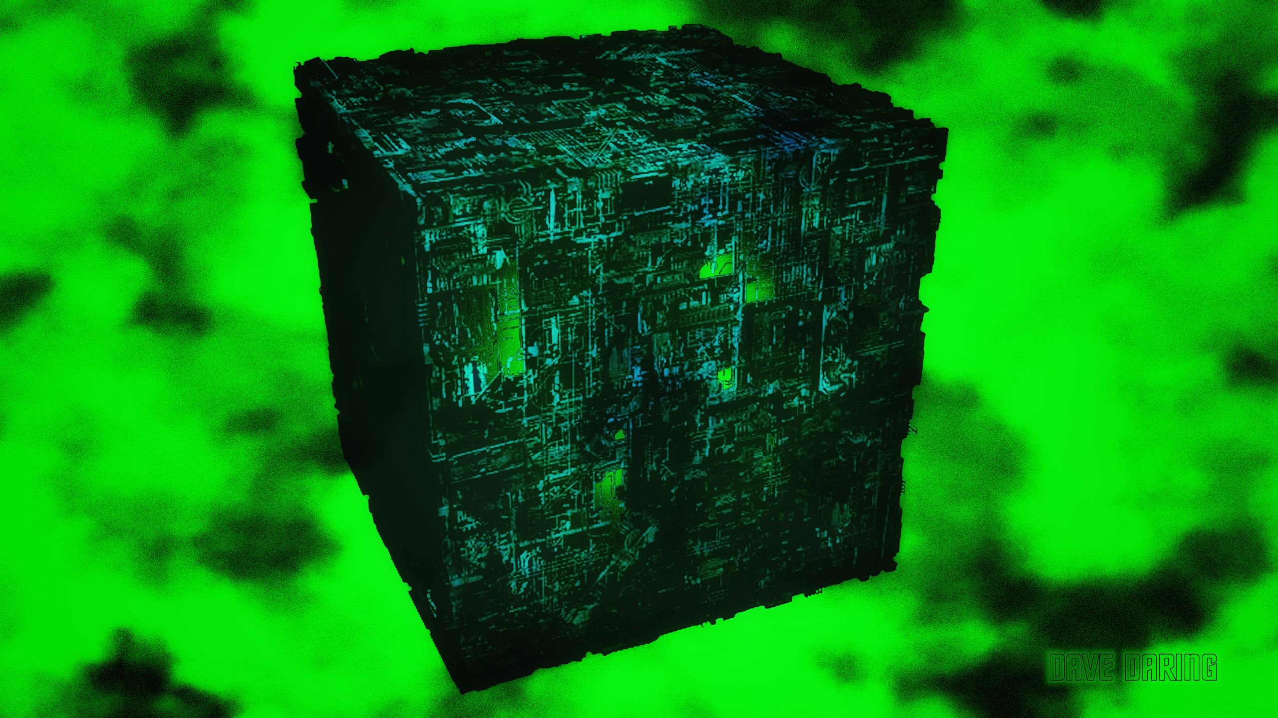 Borg Cube By Dave Daring